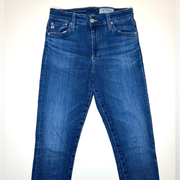 AG Adriano Goldsshmied Women's The Farrah Skinny Ankle Jeans Size- 28R - Picture 2 of 10